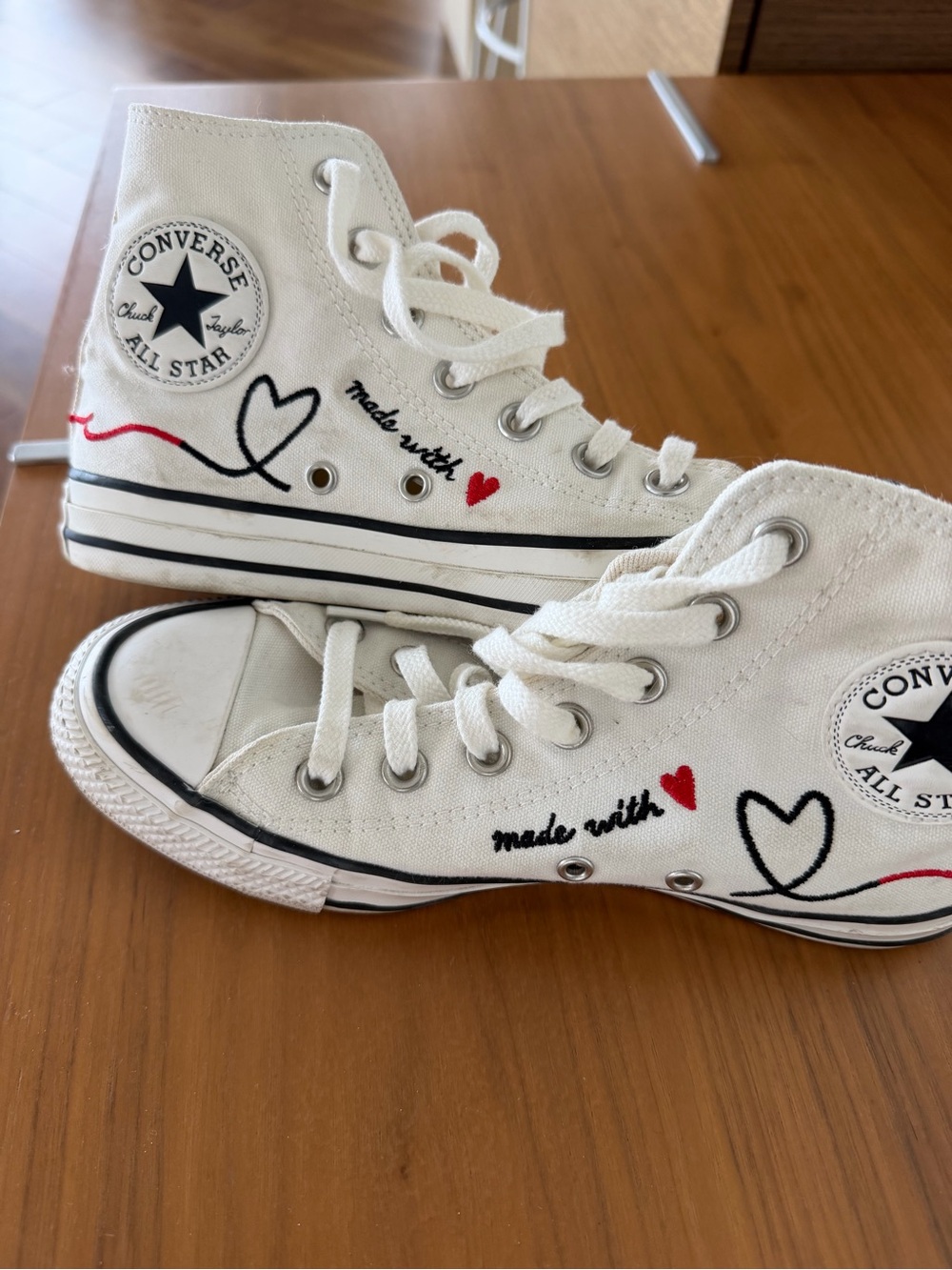 Converse Chuck Taylor All Star "Made With Love" High-Top Sneakers